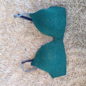 Victoria's Secret Teal Wireless T Shirt Bra